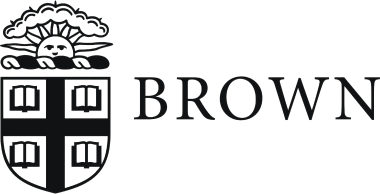 Brown University logo with sun and clouds.